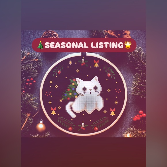 [Vintage] 🌲Mini Wreathes & A basket of Apples Holiday Ornament ✨🎄 - Picture 10 of 10